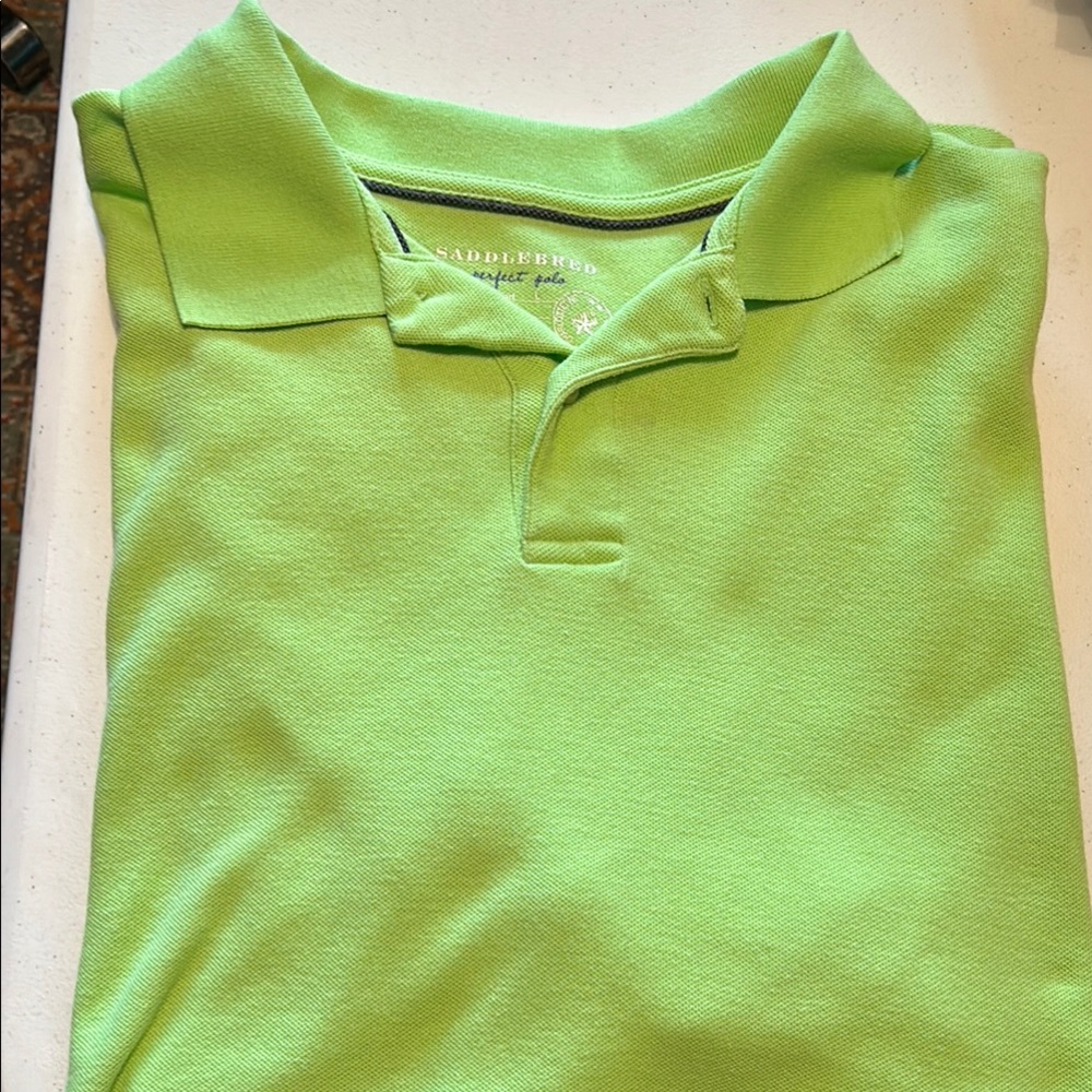 Saddlebred Kids Green Polo Shirt